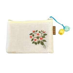 Korean Pojagi Embroidered Change Chapstick Pouch